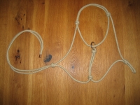 Knotenhalfter mit Ring - Handmade